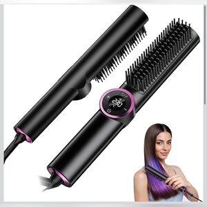 JolinKoin Hair Straightener Brush with LED Display Brand New Sealed